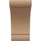 Ekena Millwork 4"W x 4"D x 8"H Wide Olympic Rough Cedar Woodgrain TimberThane Corbel, Primed Tan CORUR04X04X08OLYRCPR - alternate 5